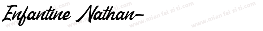 Enfantine Nathan字体转换